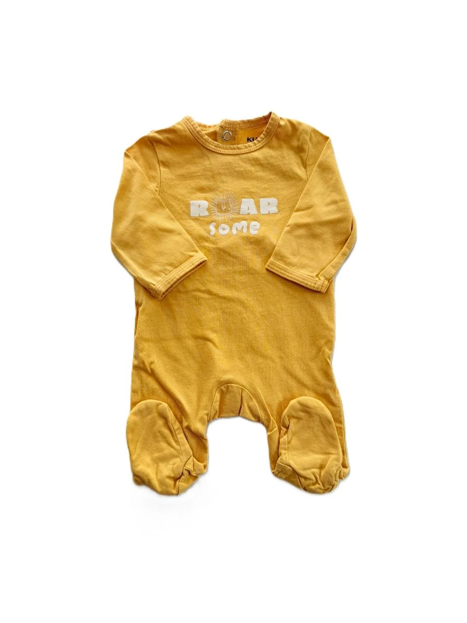 Pyjama léger moutarde Kiabi 1 mois